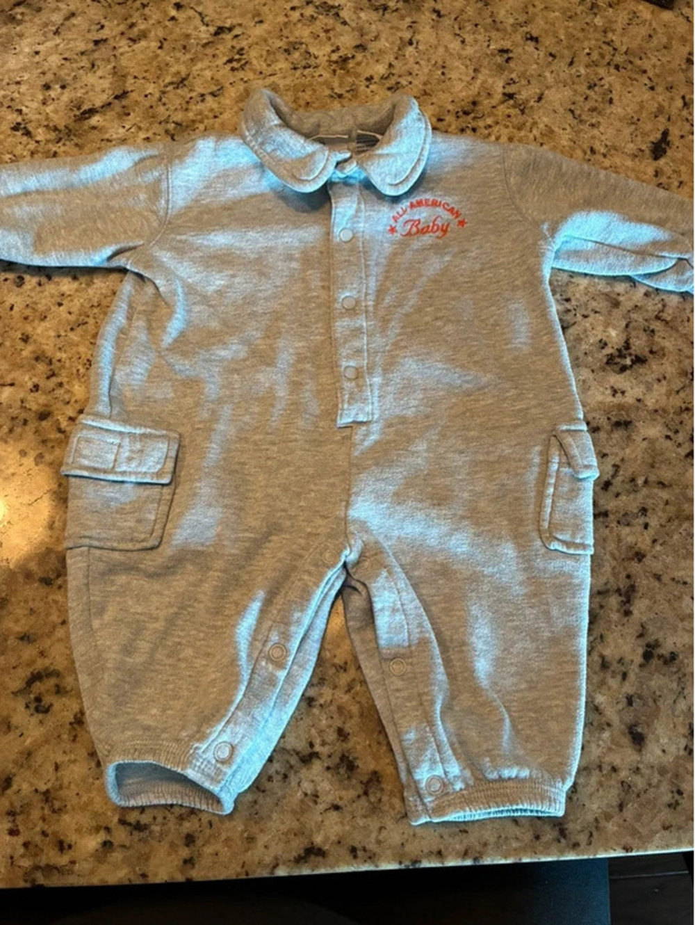 Vintage miniwear long sleeve romper